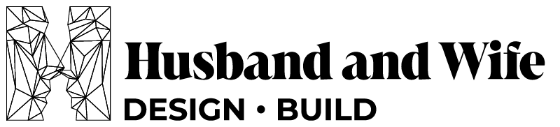 Husband and Wife Design Build - Logo - Black Horizontal 800 px