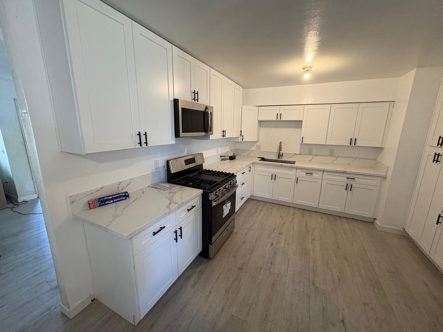 Completed kitchen remodel in Los Angeles