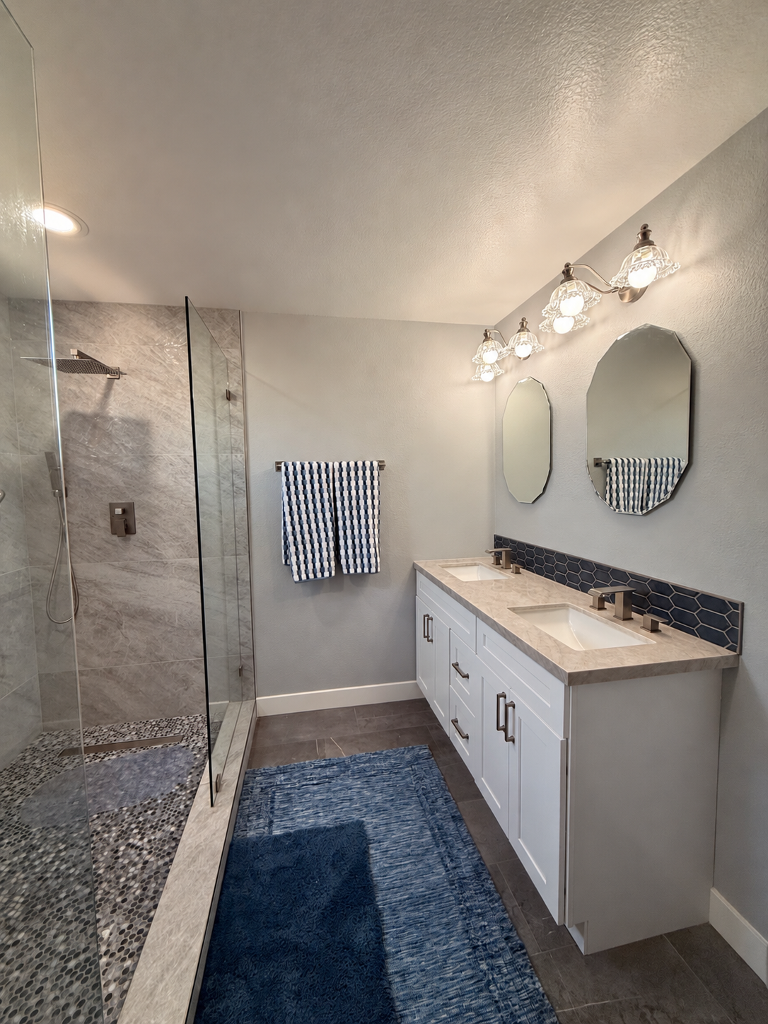 Completed bathroom remodel in Menifee